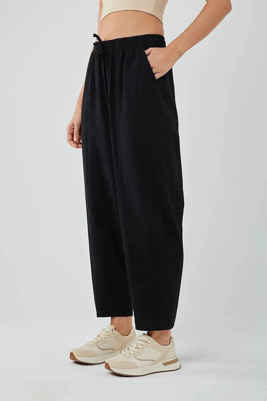 Çimalı aerobin keten Pantolon