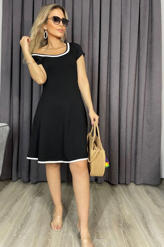 Modal Kumaş Pamuklu Günlük Elbise %100 pamuklu