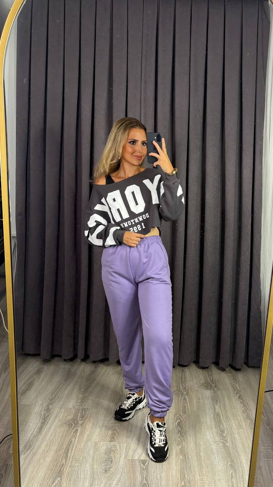 Dar Paça Paçası Lastikli Eşofman Altı Jogger