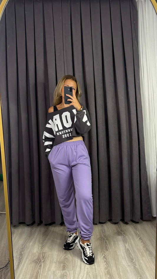 Dar Paça Paçası Lastikli Eşofman Altı Jogger