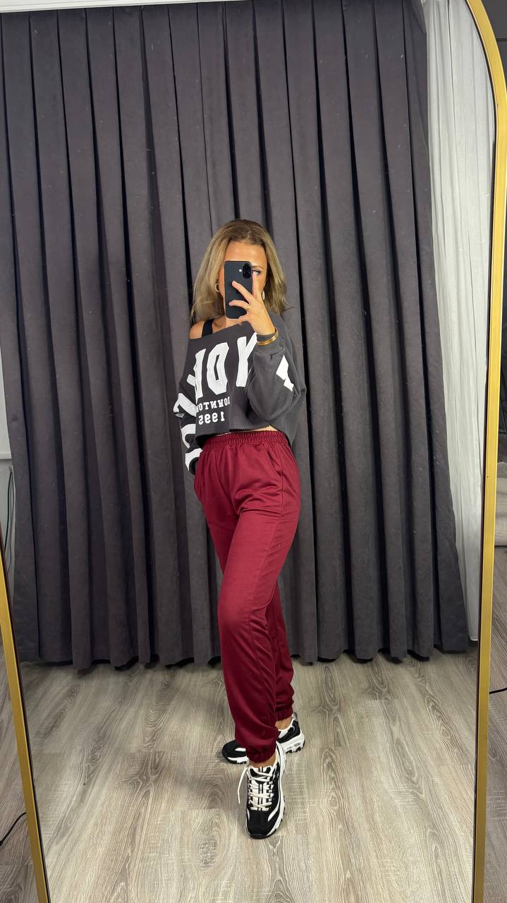 Dar Paça Paçası Lastikli Eşofman Altı Jogger