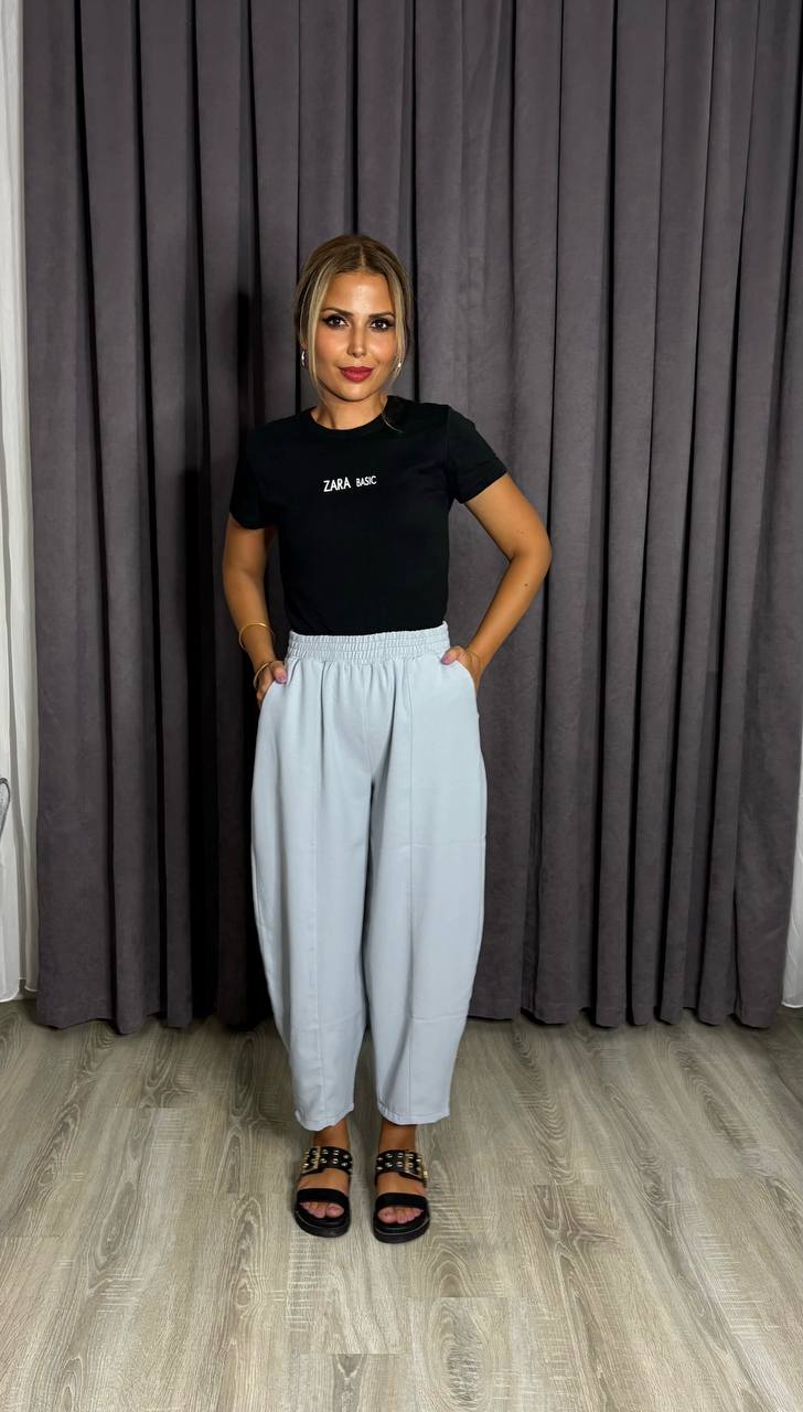 Mariana Crep Kumaş Balon Pantolon Mükemmel Doku 1. Kalite Kumaş