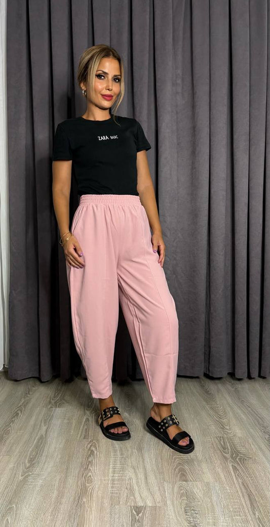 Mariana Crep Kumaş Balon Pantolon