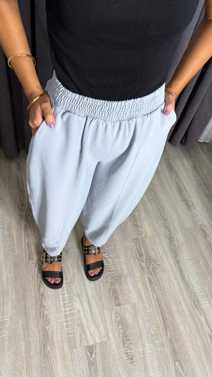 Mariana Crep Kumaş Balon Pantolon Mükemmel Doku 1. Kalite Kumaş