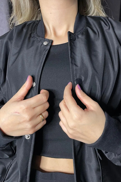 Bomber Kısa Ceket