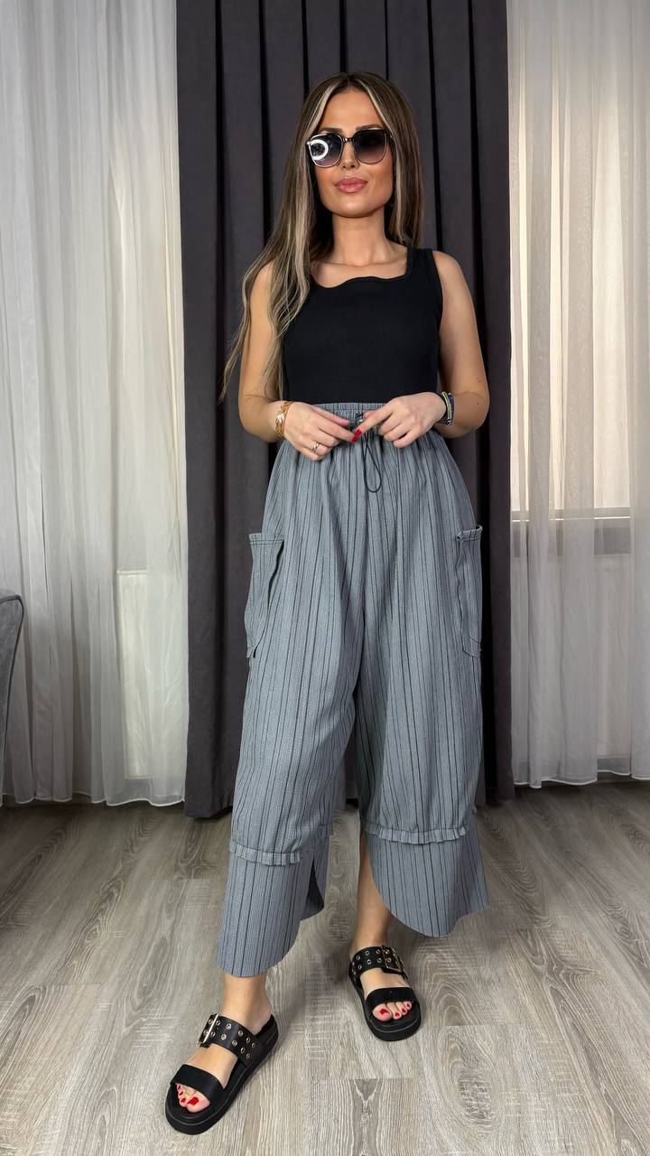 Lüks İthal Bürümcük Kumaş Şalvar Pantolon 36 - 50 Beden Arası