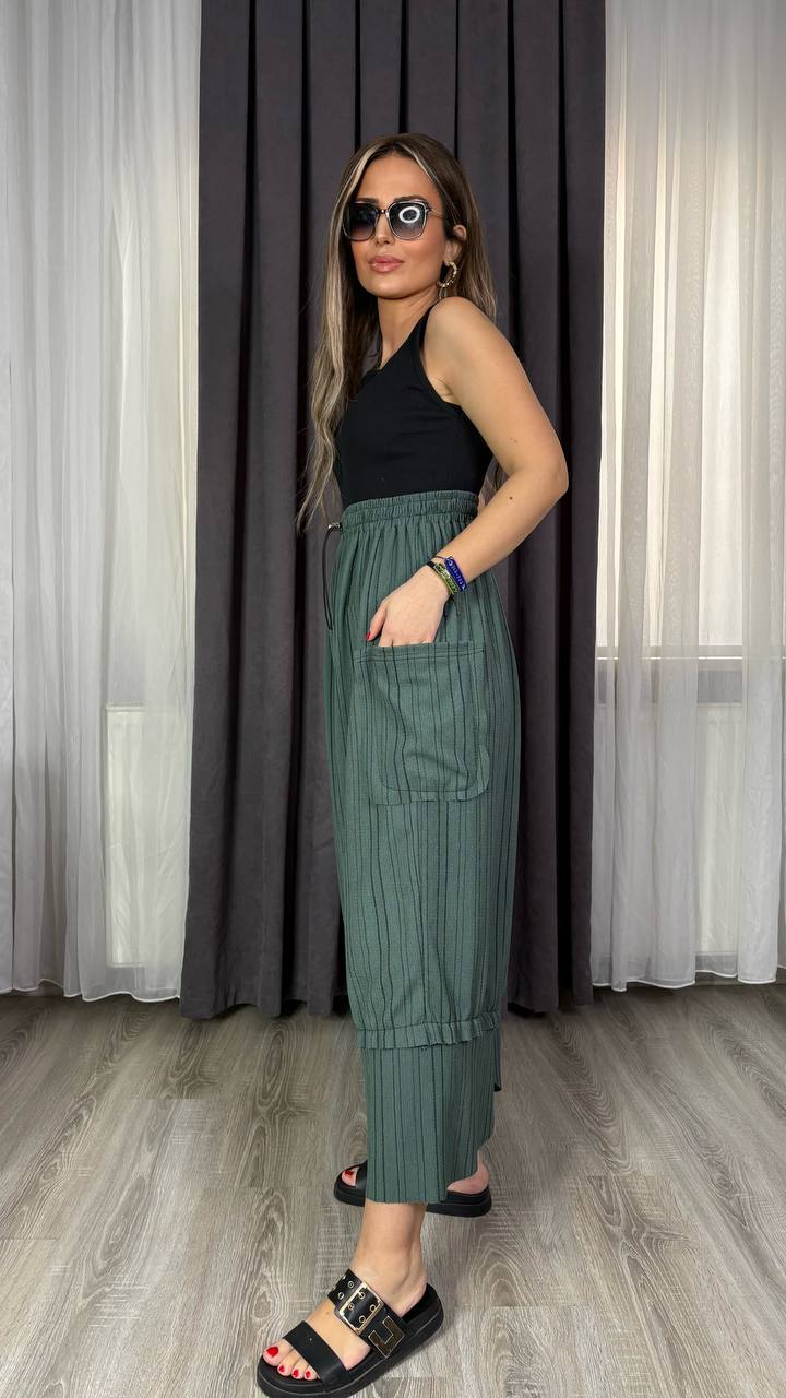 Lüks İthal Bürümcük Kumaş Şalvar Pantolon 36 - 50 Beden Arası