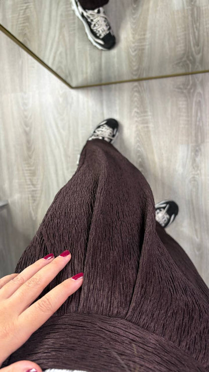 Yüksek Bel Beli Lastikli  premium kumaş harem havuç pantolon