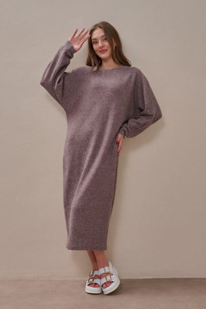 Basic Oversize Kesim Sweat Elbise