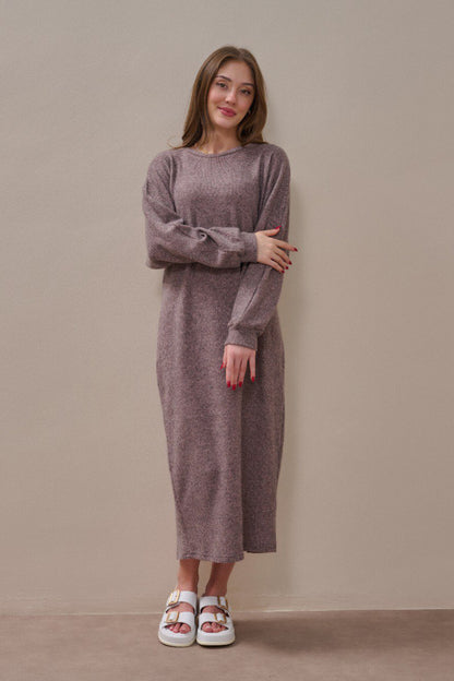 Basic Oversize Kesim Sweat Elbise