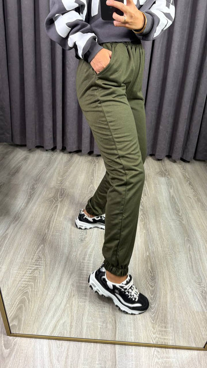 Dar Paça Paçası Lastikli Eşofman Altı Jogger