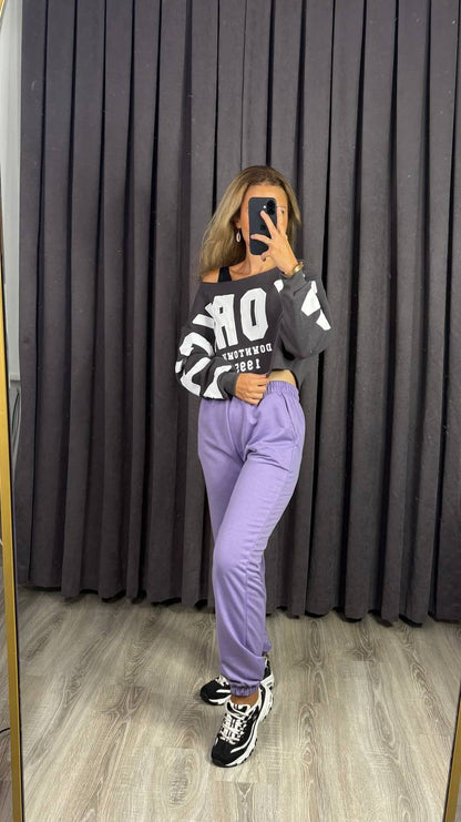 Dar Paça Paçası Lastikli Eşofman Altı Jogger
