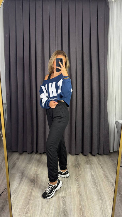 Dar Paça Paçası Lastikli Eşofman Altı Jogger