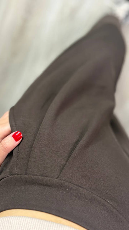 Yazlık Oysho Modal Kumaş Beli Lastikli Yüksek Bel Harem Pantolon ( Geniş Kalıp )